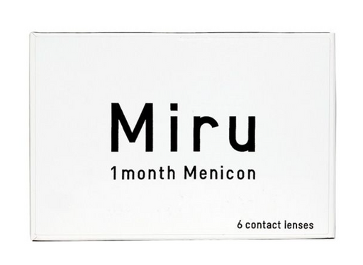 Miru 1month Menicon Линзы контактные ежемесячной замены, BC=8.6 d=14.0, D(-2.50), 6 шт.